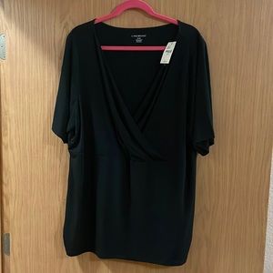 Lane Bryant Cross Wrap Top (NWT)
